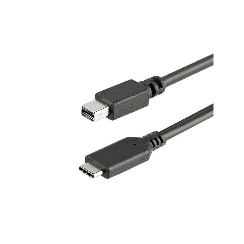 StarTech.com Câble Adaptateur USB-C vers Mini DisplayPort 4K 60 Hz de 1 m - Noir