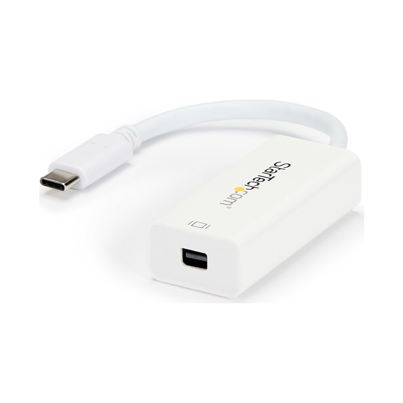 StarTech.com Adaptateur USB-C vers Mini DisplayPort - 4K 60Hz - Blanc - Adaptateur USB 3.1 Type-C vers Mini DP - La Version Mise à Jour est CDP2MDPEC