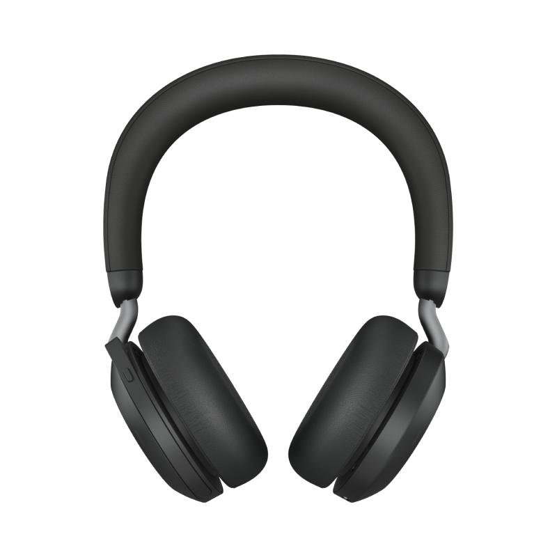 Jabra Evolve2 75 Casque Sans fil Arceau Bureau/Centre d'appels USB Type-C Bluetooth Socle de chargement Noir