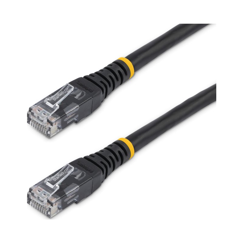 StarTech.com C6PATCH8BK câble de réseau Noir 2,4 m Cat6 U/UTP (UTP)