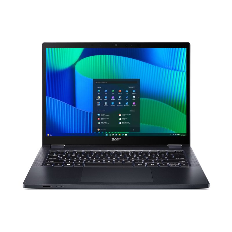 Acer TravelMate TMP414RN-54-57U5 Intel Core Ultra 5 125U Hybrid (2-in-1) 35.6 cm (14") Touchscreen WUXGA 16 GB DDR5-SDRAM 512 GB SSD Wi-Fi 6 (802.11ax) Windows 11 Pro Blue