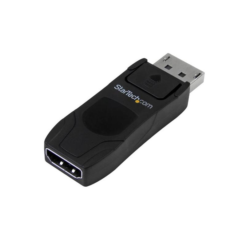 StarTech.com Adaptateur Displayport vers HDMI - 4K - Adaptateur Convertisseur Moniteur Vidéo DisplayPort (DP) 1.2 Passif Mâle vers HDMI 1.4 Femelle - Ordinateur Portable DisplayPort vers TV HDMI