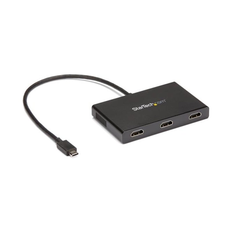 StarTech.com Adaptateur Multi-Écrans USB-C à 3 Ports, Hub USB Type-C vers 3x HDMI MST, Triple Prolongateur/Répartiteur d'Écran HDMI 1080p 60Hz Windows Uniquement - Remplacé par MST14CD123HD