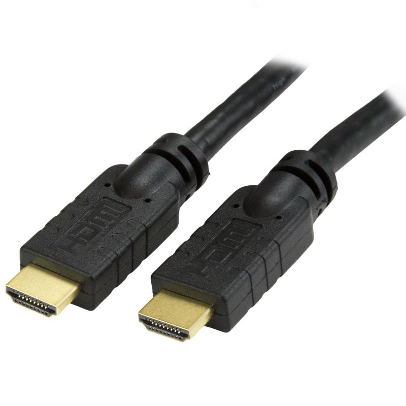 StarTech.com Câble HDMI de 6m - Câble HDMI Haut Débit 4K avec Ethernet - Cordon HDMI UHD 4K 30Hz - Bande Passante 10.2 Gbps - Câble Vidéo/Affichage HDMI 1.4 M/M 28AWG - HDCP 1.4 - Noir