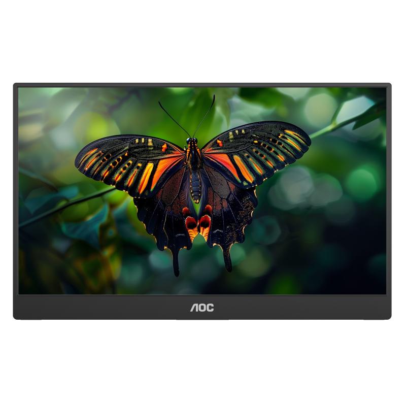 AOC 16T10 téléviseur et moniteur portables Moniteur portable Noir 39,6 cm (15.6") 1920 x 1080 pixels