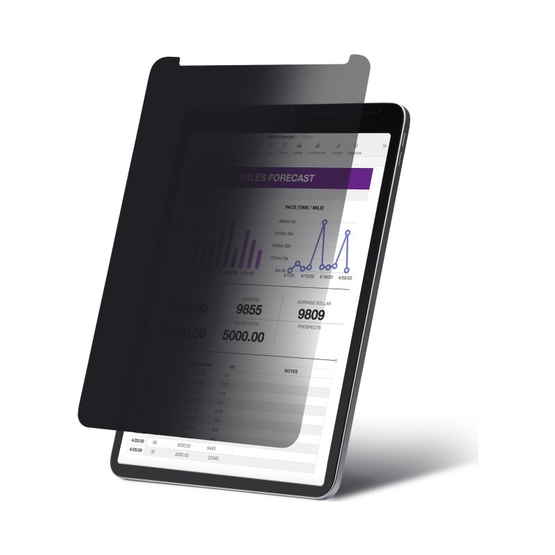 StarTech.com Filtre de Confidentialité à 4 Directions pour iPad Pro 12,9 pouces, 3e Génération et Supérieur, pour Portrait/Paysage, Écran de Protection iPad, +/- 30 Degrés de Vue, Filtre Anti Lumière Bleue