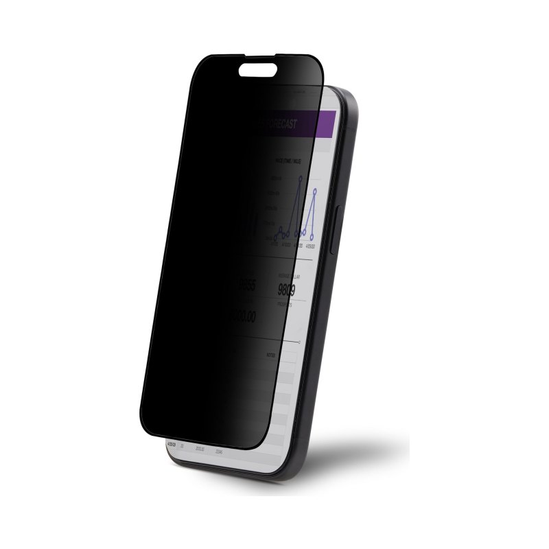StarTech.com Filtre de Confidentialité 4 Directions pour iPhone 15 Plus, Supporte l'Orientation Portrait/Paysage, Tactile avec Vue à +/- 30°, Écran de Confidentialité avec Vitre de Protection en Verre Trempé