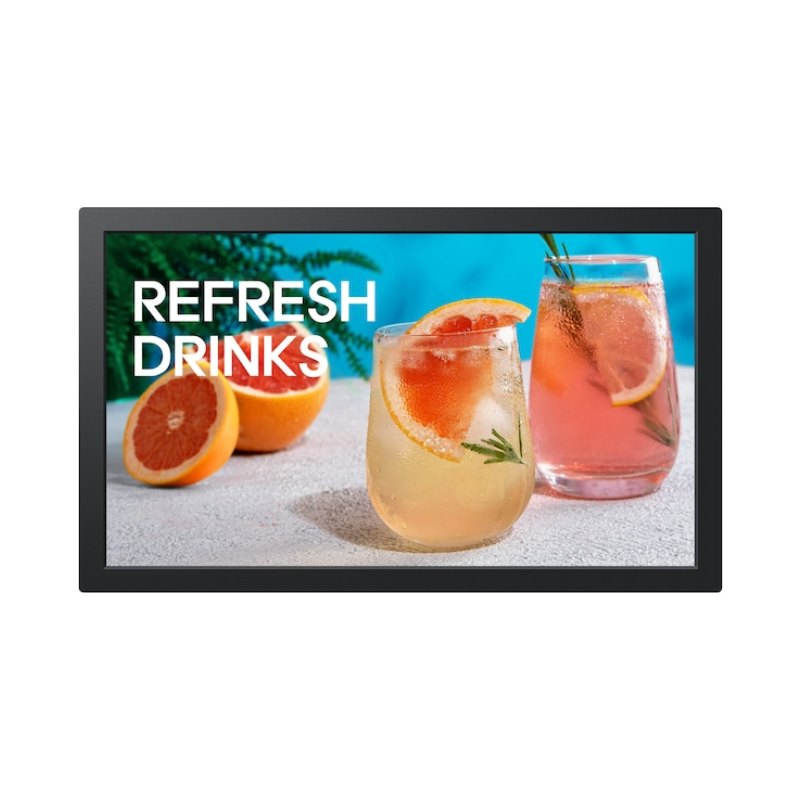 Samsung LH13QBCEBGBXZA Signage Display Digital A-board 33 cm (13") LED Wi-Fi 500 cd/m² Full HD Black Android 16/7