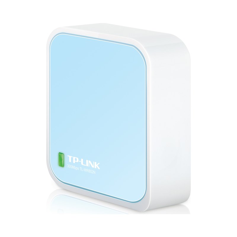 TP-Link TL-WR802N wireless router Fast Ethernet Single-band (2.4 GHz) Blue, White