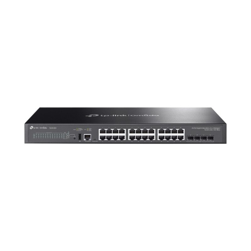 TP-Link Omada SG5428X network switch Managed L3 Gigabit Ethernet (10/100/1000) Black