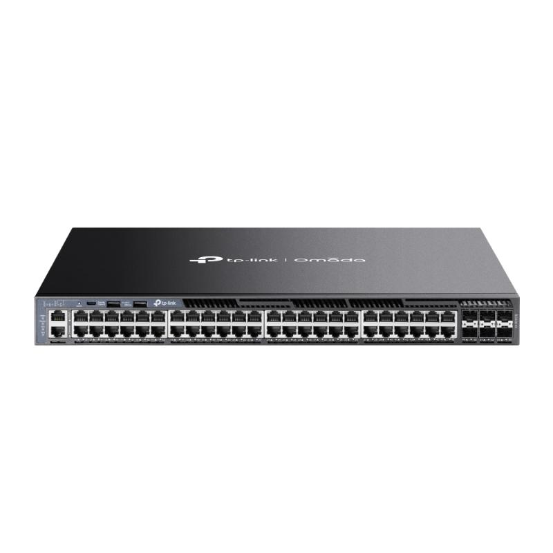 TP-Link Omada 48-Port Gigabit Stackable L3 Managed Switch avec 6 emplacements 10 G