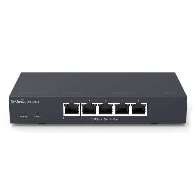 EnGenius Cloud Lite Managed Smart Switch 5-port 2.5GbE desktop
