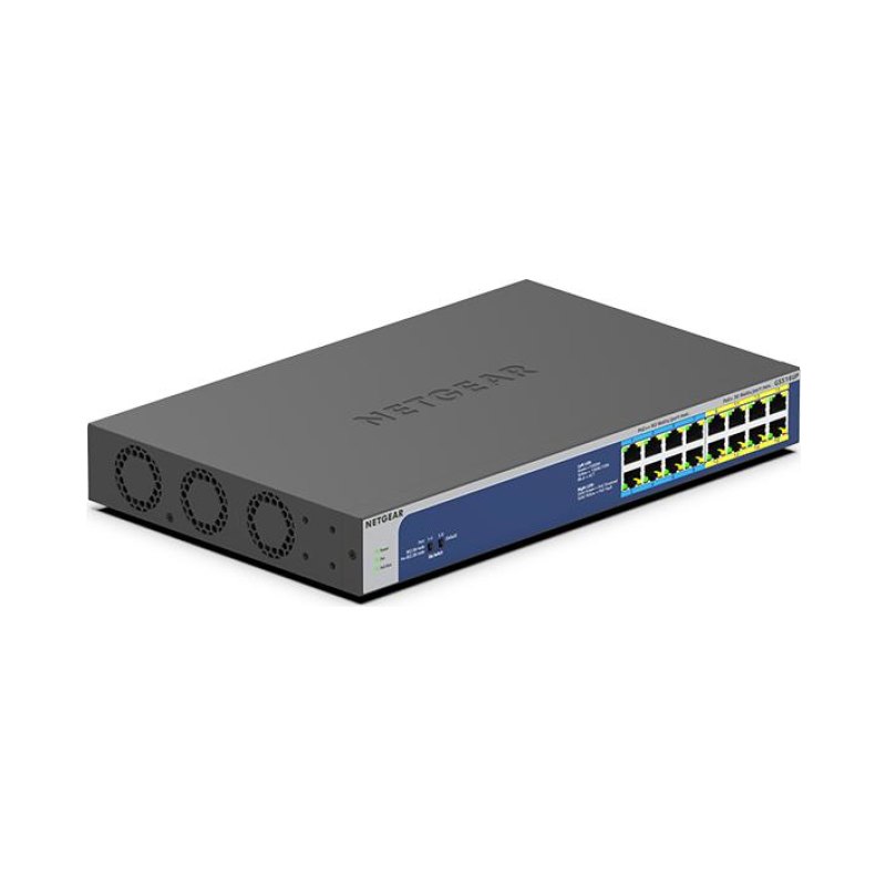 NETGEAR GS516UP Unmanaged Gigabit Ethernet (10/100/1000) Power over Ethernet (PoE) Grey