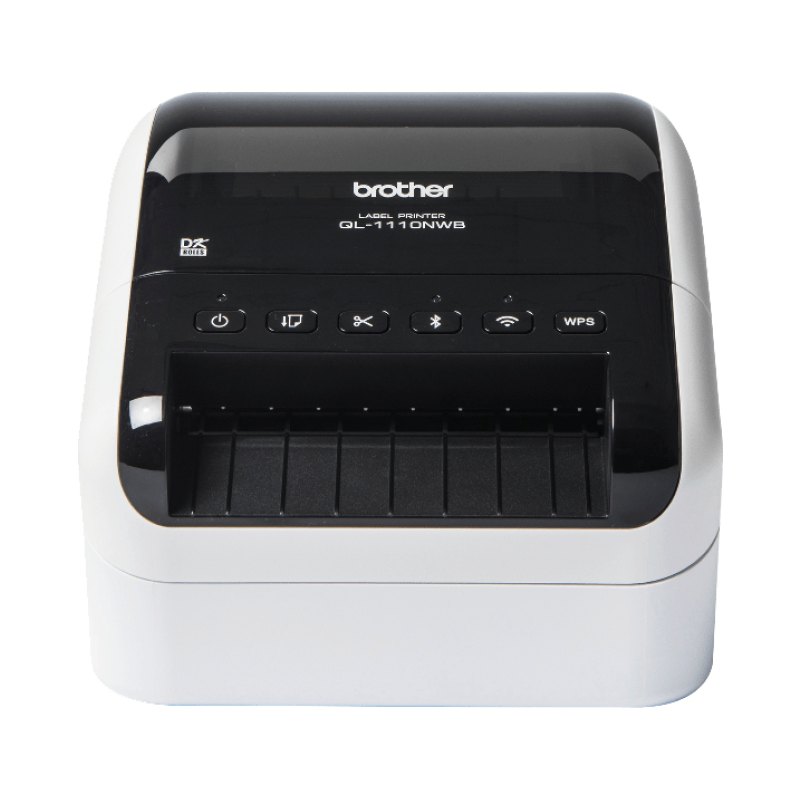 Brother QL-1110NWB label printer Direct thermal 300 x 300 DPI 110 mm/sec Wired & Wireless Ethernet LAN DK Wi-Fi Bluetooth