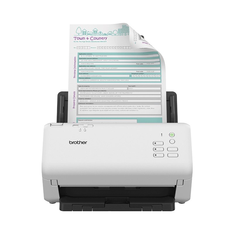 Brother ADS-4300N scanner ADF scanner 600 x 600 DPI A4 Black, White
