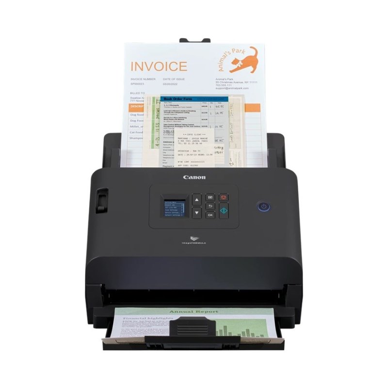 Canon imageFORMULA DR-S250N Alimentation feuille à feuille de scanner 600 x 600 DPI A4 Noir