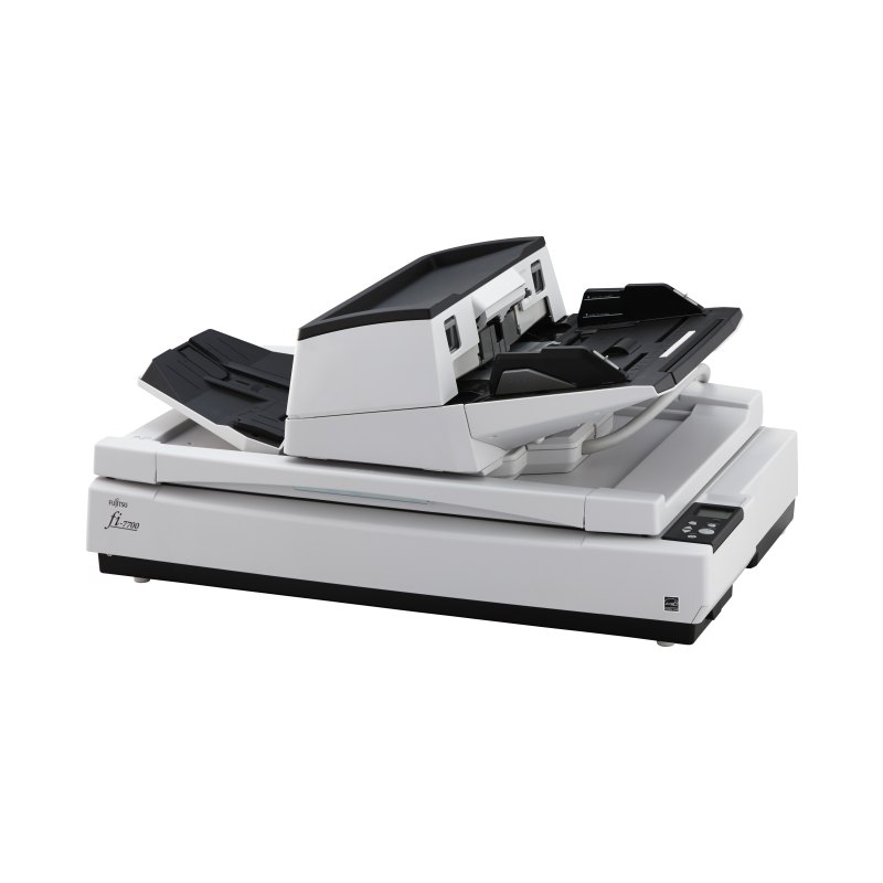 Fujitsu FI-7700 Flatbed & ADF scanner 600 x 600 DPI A3 Black, White