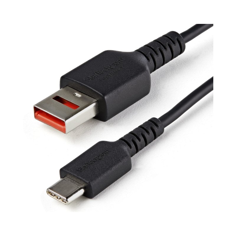 StarTech.com Câble Chargeur Sécurisé 1m - Data Blocker - Câble USB-A vers USB-C - Protection No-Data Charge/Alim. pour SmartPhone/Tablette – Câble Blocage Transfert Données USB