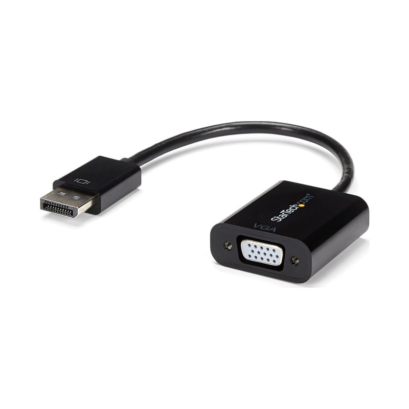 StarTech.com DisplayPort to VGA Adapter - Active DP to VGA Converter - 1080p Video - DP/DP++ Source to VGA Monitor Cable Adapter - DP to VGA Adapter Dongle Digital to Analog - DP 1.2 to VGA