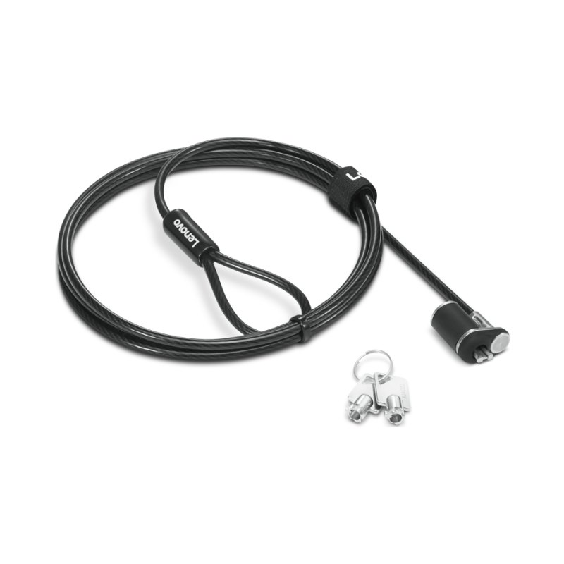 Lenovo 4XE1F30276 câble antivol Noir 1,5 m