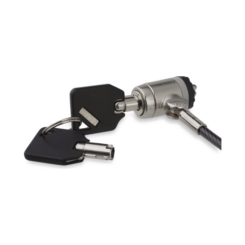 StarTech.com Câble de verrouillage pour ordinateur portable de 2 m (6,6 pi) avec clés - Câble de verrouillage de sécurité à clé pour ordinateurs portables, ordinateurs de bureau, ordinateurs et autres appareils compatibles avec le K-Slot - Câble de verrou