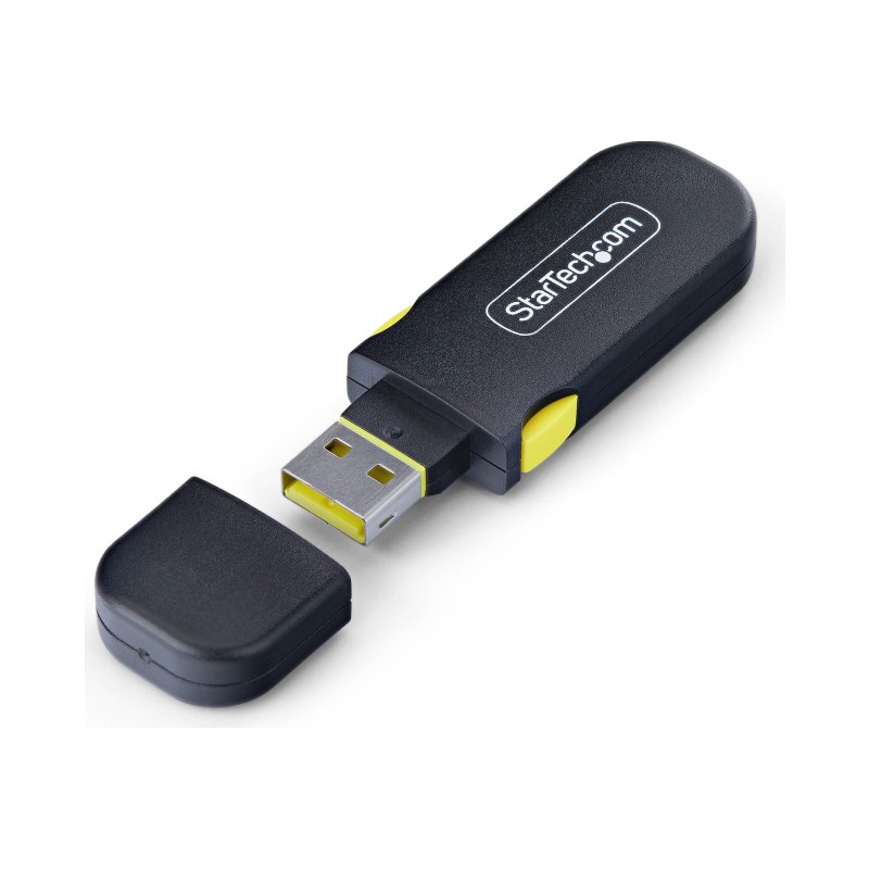 StarTech.com Clé pour Bloqueur de Port USB-A avec 4 Bouchons Antipoussière USB-A Verrouillables, Protections de Port à Clipser pour PC Portables et de Bureau