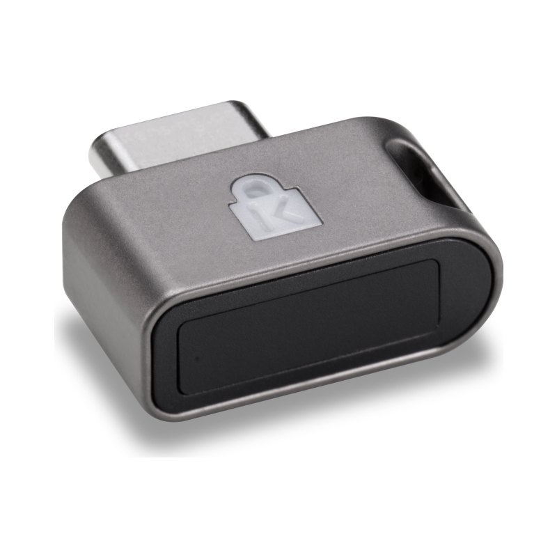 Kensington VeriMark Guard 2.1 USB-C Fingerprint Security Key-FIDO2, WebAuthn/CTAP2.1, FIDO U2F-Cross Platform