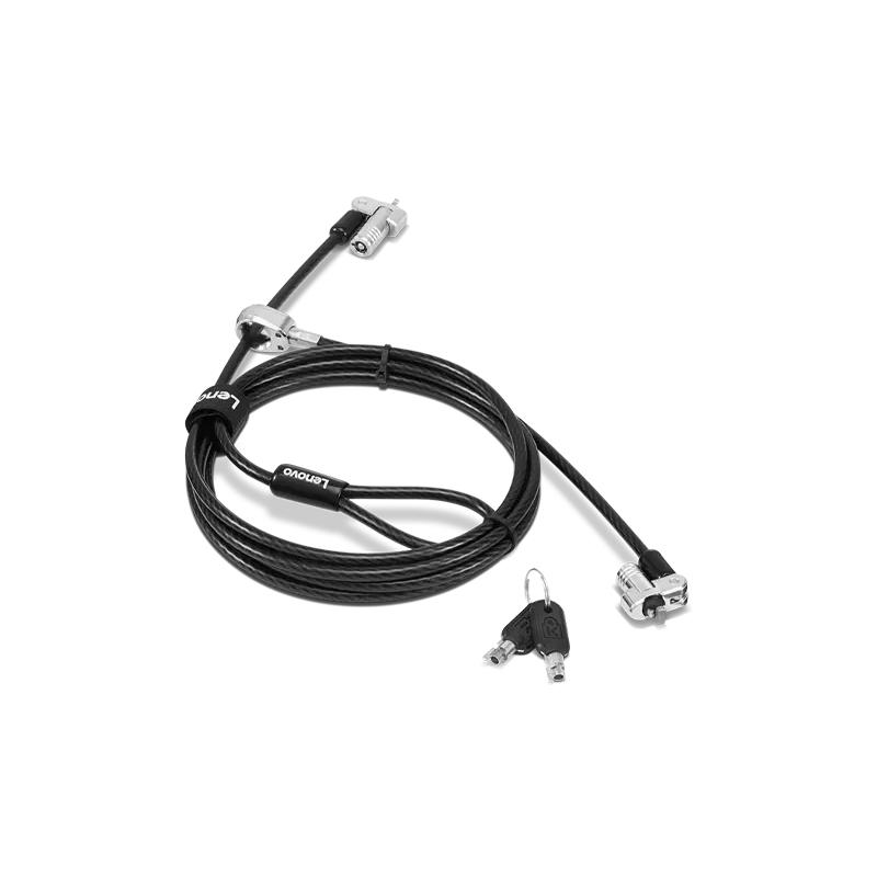 Lenovo 4XE1B81919 câble de verrouillage noir 1,8 m