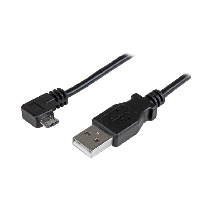 StarTech.com Câble de charge et synchronisation Micro USB de 1 m - USB-A vers Micro-B à angle droit - M/M - 0,25 mm²