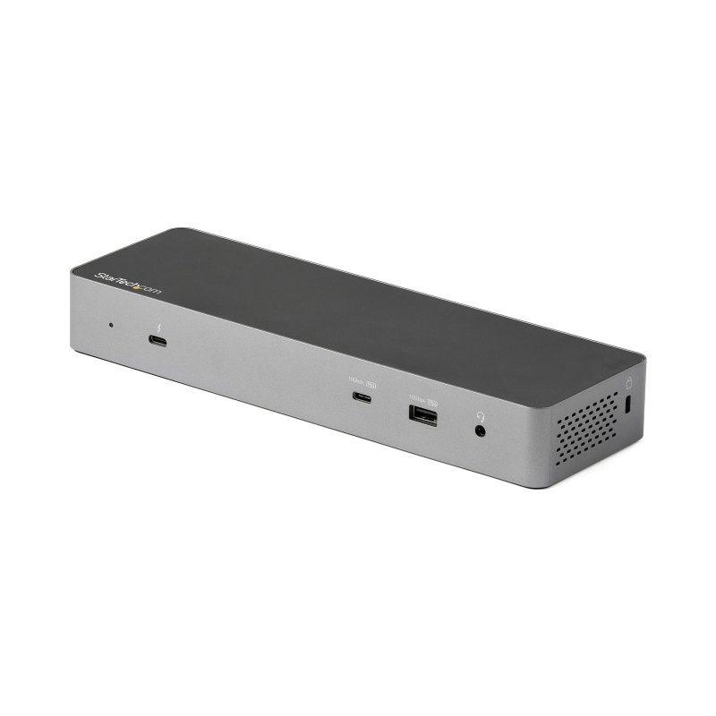 StarTech.com USB C Docking Station for Macbook Pro/Air-M1/M2/M3/M4, Thunderbolt Compatible, HDMI/DisplayPort, Dual 4K 60Hz/Single 8K, USB Type-C Laptop Dock, 96W Power Delivery, USB 10Gbps