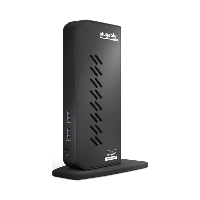 Plugable Technologies UD-3900Z laptop dock/port replicator Docking USB 3.2 Gen 1 (3.1 Gen 1) Type-C Black
