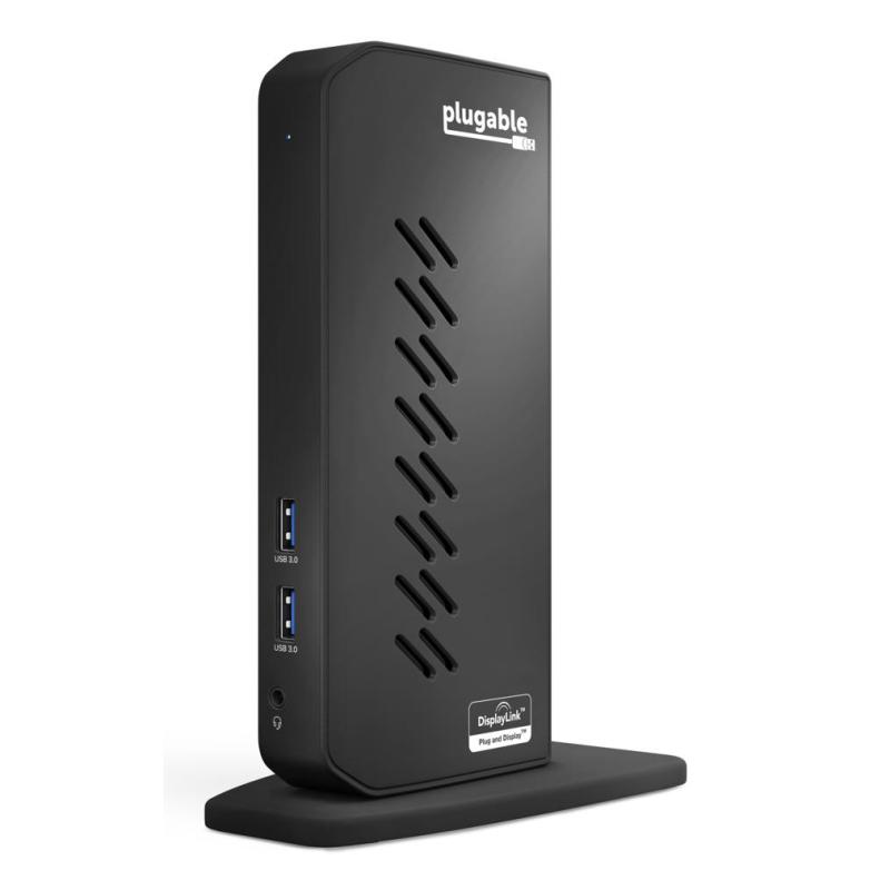 Plugable Technologies UD-3900Z station d'accueil USB 3.2 Gen 1 (3.1 Gen 1) Type-C Noir