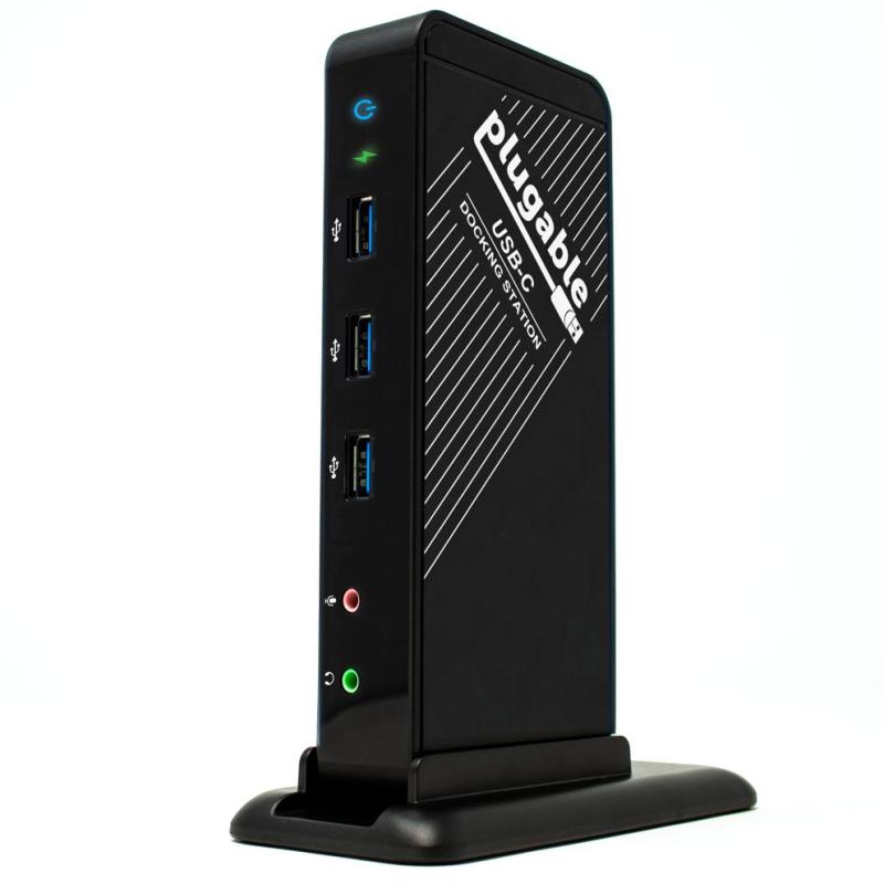 Plugable Technologies UD-CA1A station d'accueil USB 3.2 Gen 1 (3.1 Gen 1) Type-C Noir