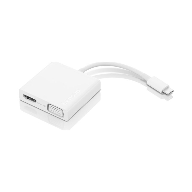 Lenovo GX90T33021 adaptateur graphique USB 3840 x 2160 pixels Blanc