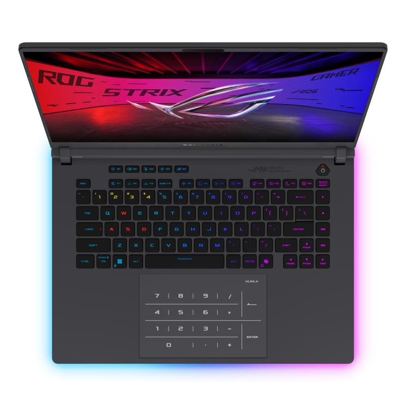 ASUS ROG Strix G16 G615LR-DS96-CA Intel Core Ultra 9 275HX Laptop 40.6 cm (16") WQXGA 32 GB DDR5-SDRAM 1 TB SSD NVIDIA GeForce RTX 5070 Ti Wi-Fi 7 (802.11be) Windows 11 Home Grey 3