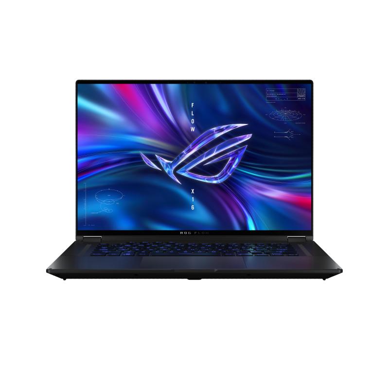 ASUS ROG Flow X16 GV601VU-DS91T-CA laptop Intel® Core™ i9 i9-13900H Hybrid (2-in-1) 40.6 cm (16") Touchscreen WQXGA 16 GB DDR5-SDRAM 1 TB SSD NVIDIA GeForce RTX 4050 Wi-Fi 6E (802.11ax) Windows 11 Home Black 2
