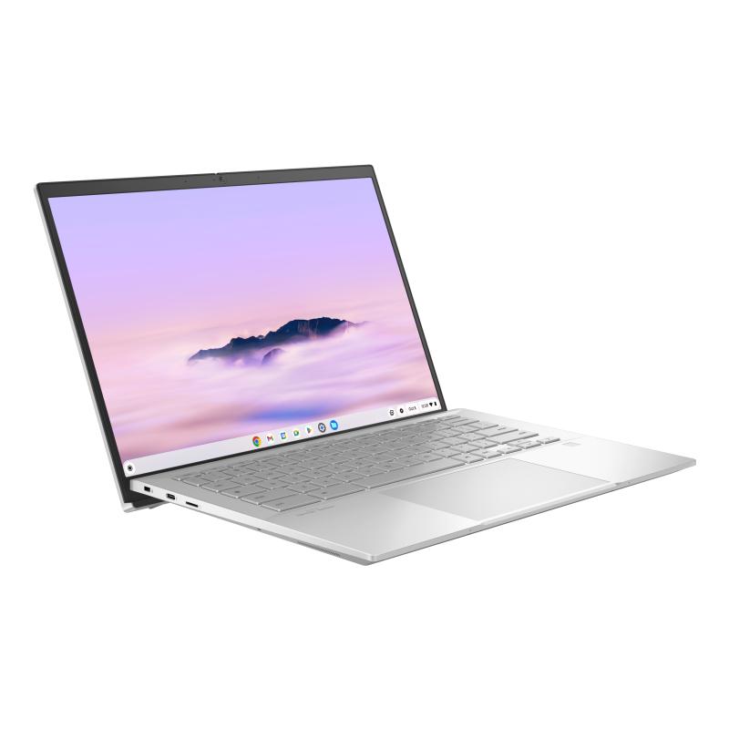ASUS Chromebook Plus Enterprise CB54 CB5403CMA-C5ENT-CA Intel Core Ultra 5 115U 35.6 cm (14") Touchscreen WQXGA 16 GB LPDDR5x-SDRAM 512 GB SSD Wi-Fi 6E (802.11ax) ChromeOS Silver 3