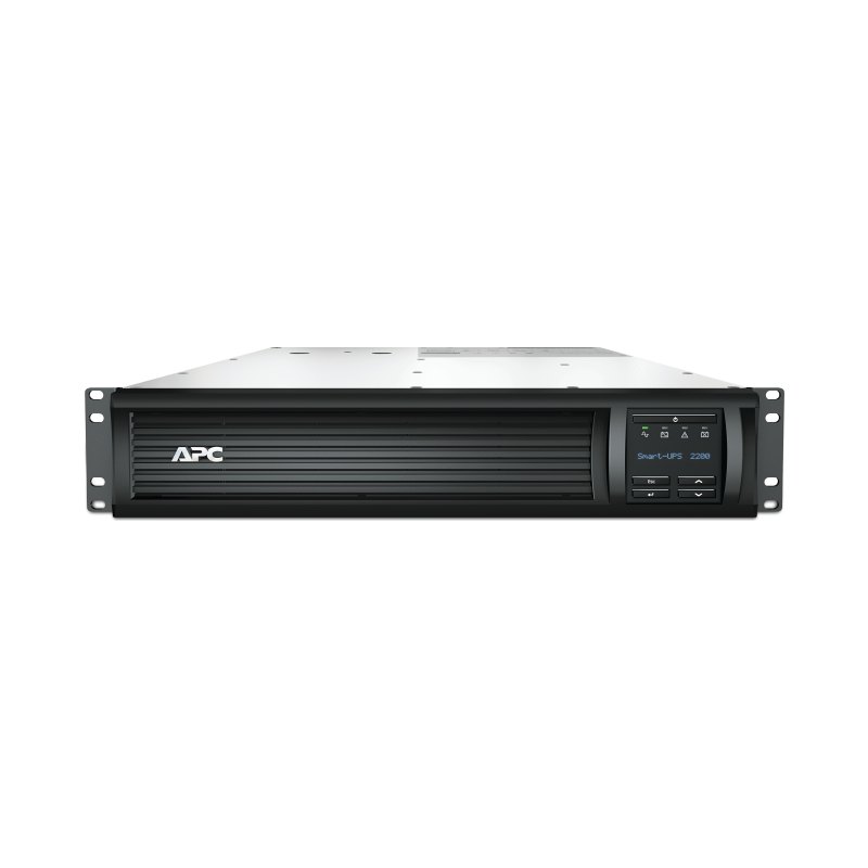 APC Smart-UPS, Line Interactive, 2200VA, Rackmount 2U, 230V, 8x IEC C13+2x IEC C19 outlets, Network Card, AVR, LCD