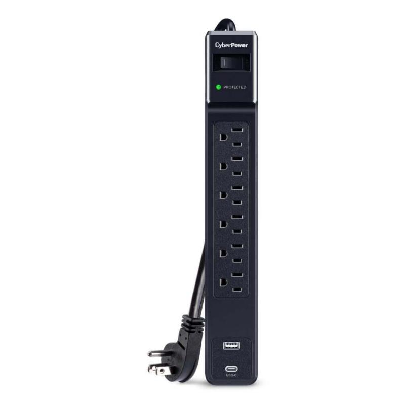 CyberPower 6 Outlet Surge Strip With USB