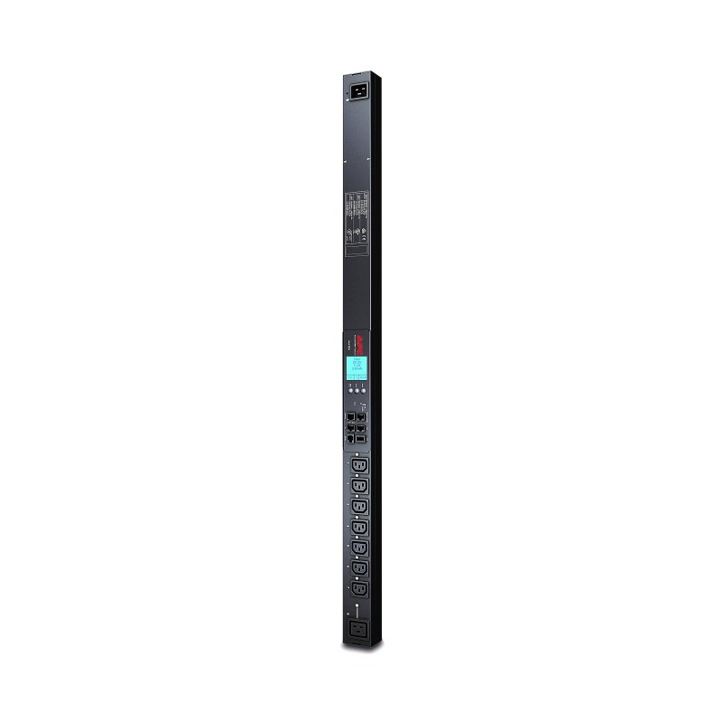 APC Rack PDU 2G, Switched, ZeroU, 20A/208V, 16A/230V, (7) C13 & (1) C19