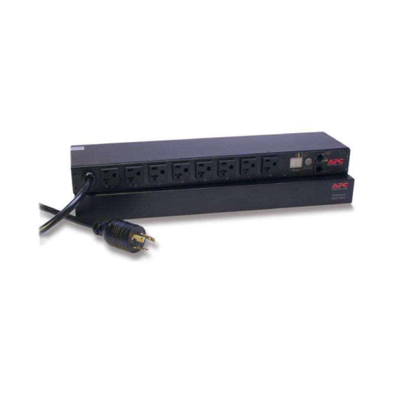 APC Rack PDU, Switched, 1U, 20A, 120V, (8)5-20