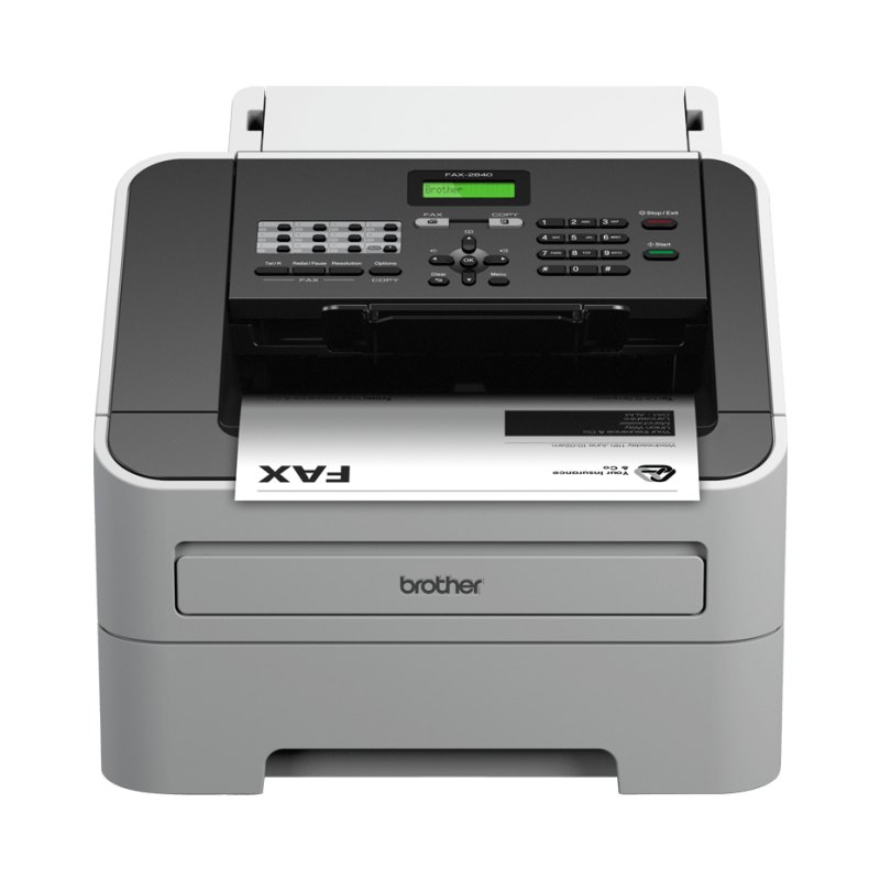 Brother FAX-2840 fax machine Laser 33.6 Kbit/s A4 Black, Grey
