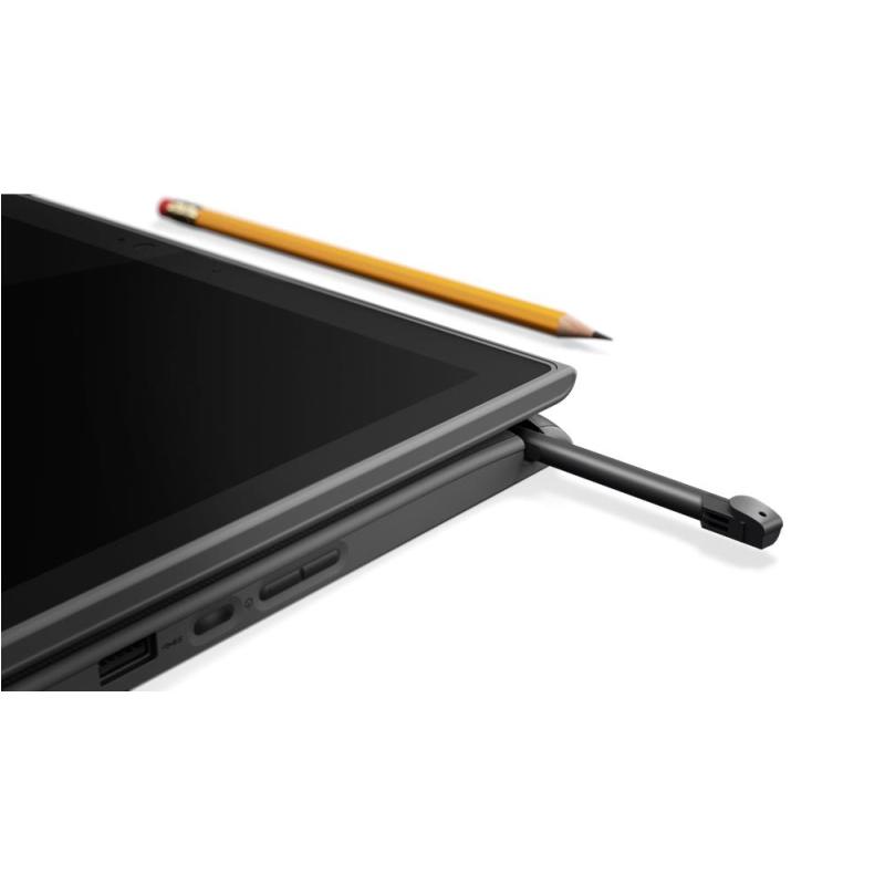 Lenovo 300e 2nd Gen (AMD) Hybrid (2-in-1) 29.5 cm (11.6") Touchscreen HD 4 GB DDR4-SDRAM 64 GB eMMC Wi-Fi 5 (802.11ac) Windows 10 Pro Education Black 4