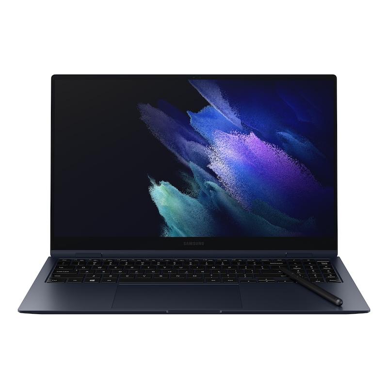 Samsung Galaxy Book Pro 360 NP950QDB Intel® Core™ i7 i7-1165G7 Hybrid (2-in-1) 39.6 cm (15.6") Touchscreen Full HD 8 GB LPDDR4x-SDRAM 512 GB SSD Wi-Fi 6 (802.11ax) Windows 11 Home Navy