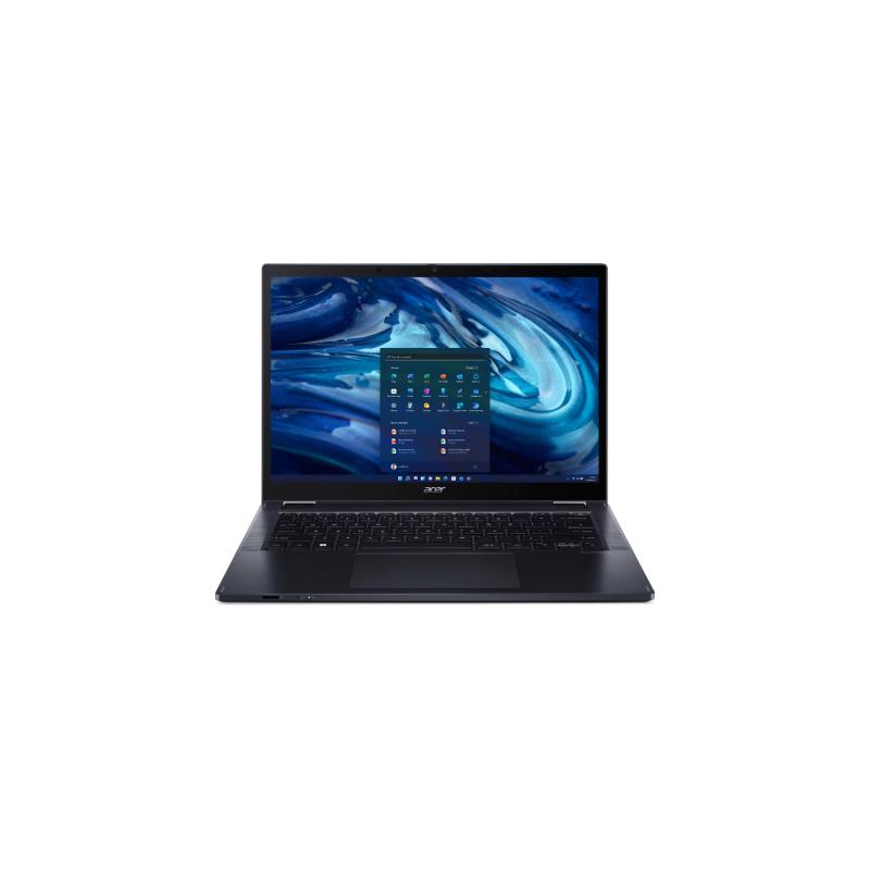 Acer TravelMate TMP414RN-52-711D Intel® Core™ i7 i7-1260P Hybrid (2-in-1) 35.6 cm (14") Touchscreen WUXGA 16 GB DDR4-SDRAM 512 GB SSD Wi-Fi 6E (802.11ax) Windows 10 Pro Blue