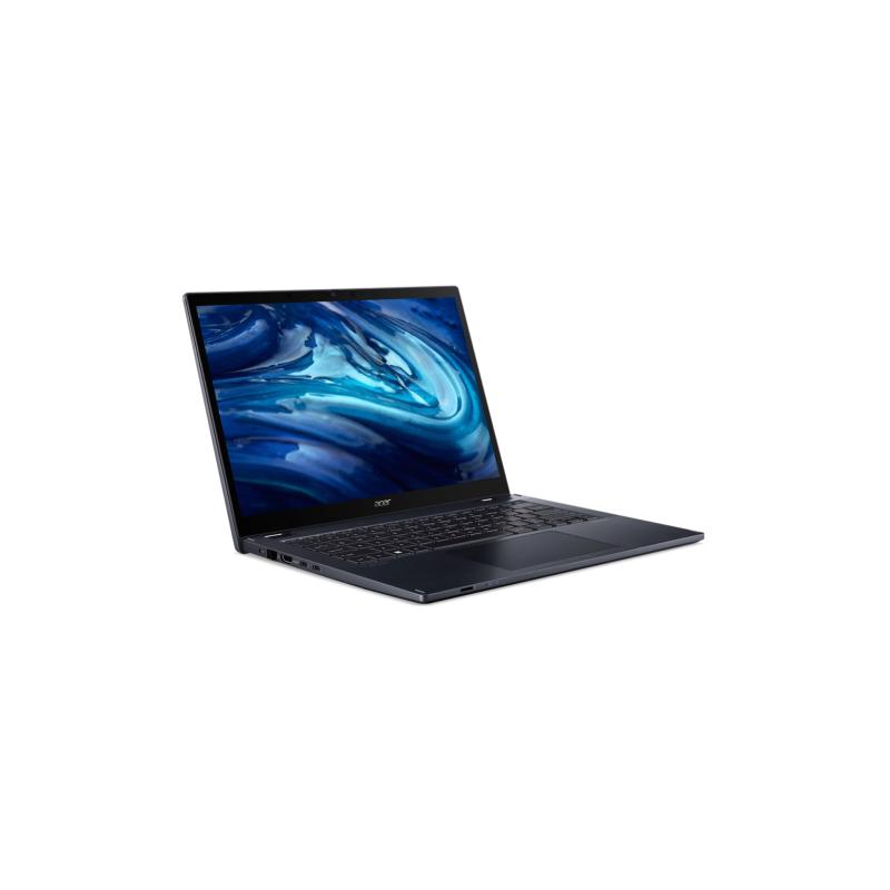 Acer TravelMate TMP414RN-52-711D Intel® Core™ i7 i7-1260P Hybrid (2-in-1) 35.6 cm (14") Touchscreen WUXGA 16 GB DDR4-SDRAM 512 GB SSD Wi-Fi 6E (802.11ax) Windows 10 Pro Blue 2