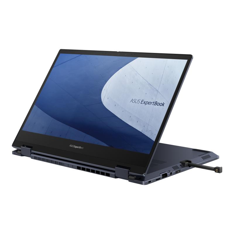 ASUS ExpertBook B5 Flip B5402FBA-Q53P-CB laptop Intel® Core™ i5 i5-1240P Hybrid (2-in-1) 35.6 cm (14") Touchscreen Full HD 8 GB DDR5-SDRAM 256 GB SSD Wi-Fi 6E (802.11ax) Windows 11 Pro Black