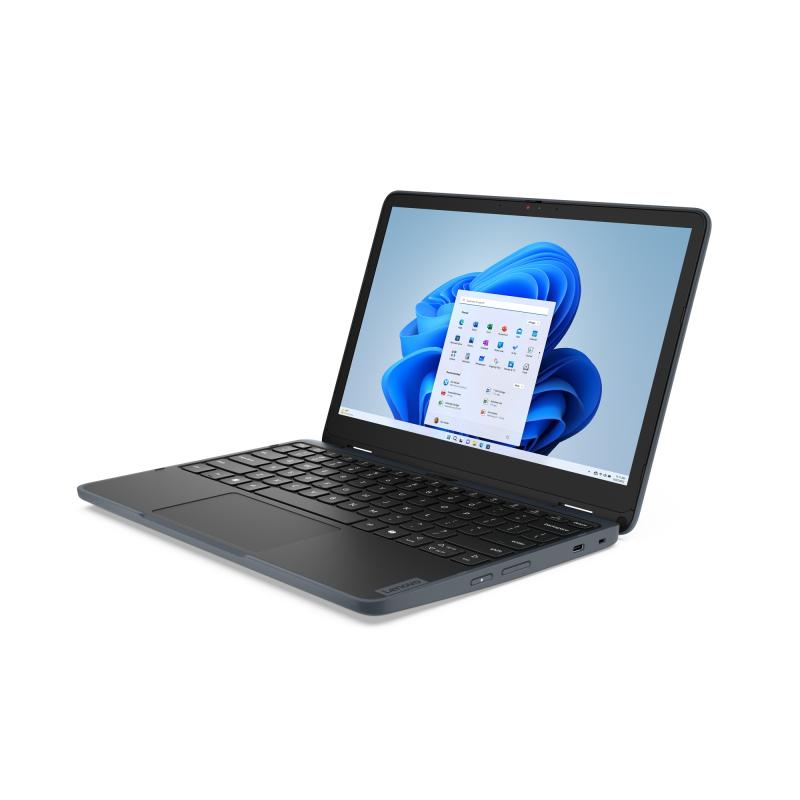 Lenovo 300w 2-in-1 Gen 5 Intel® N N150 Hybrid (2-in-1) 29.5 cm (11.6") Touchscreen HD 8 GB LPDDR5-SDRAM 128 GB SSD Wi-Fi 6E (802.11ax) Windows 11 Pro English Grey 3