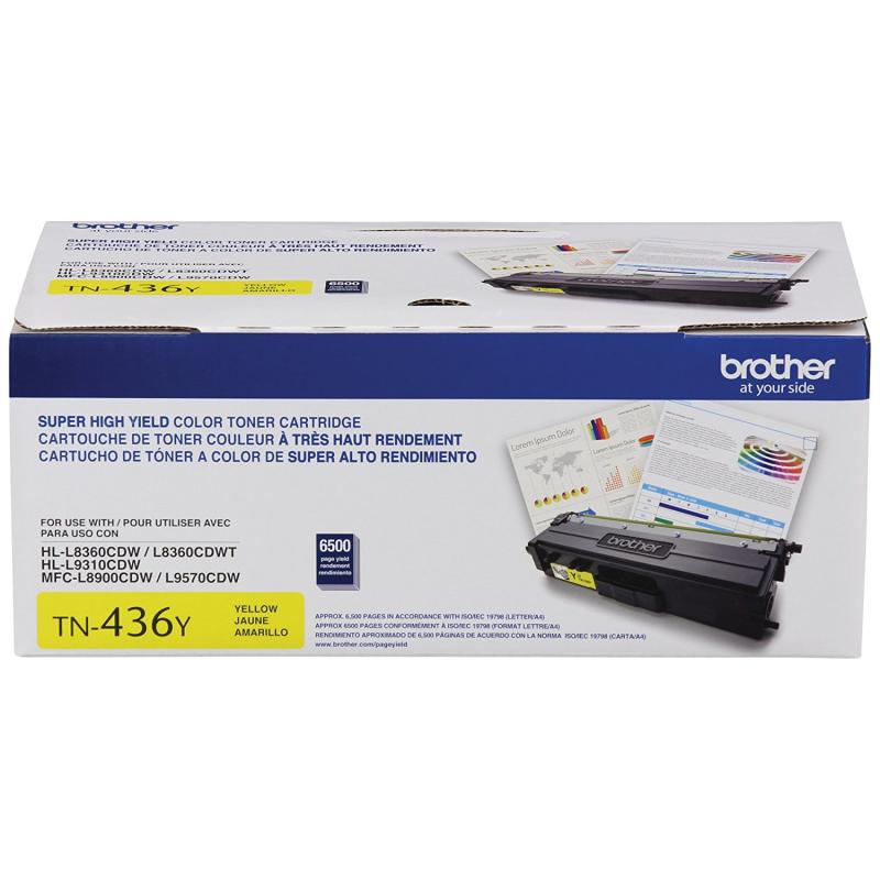 Brother TN-436Y Cartouche de toner 1 pièce(s) Original Jaune