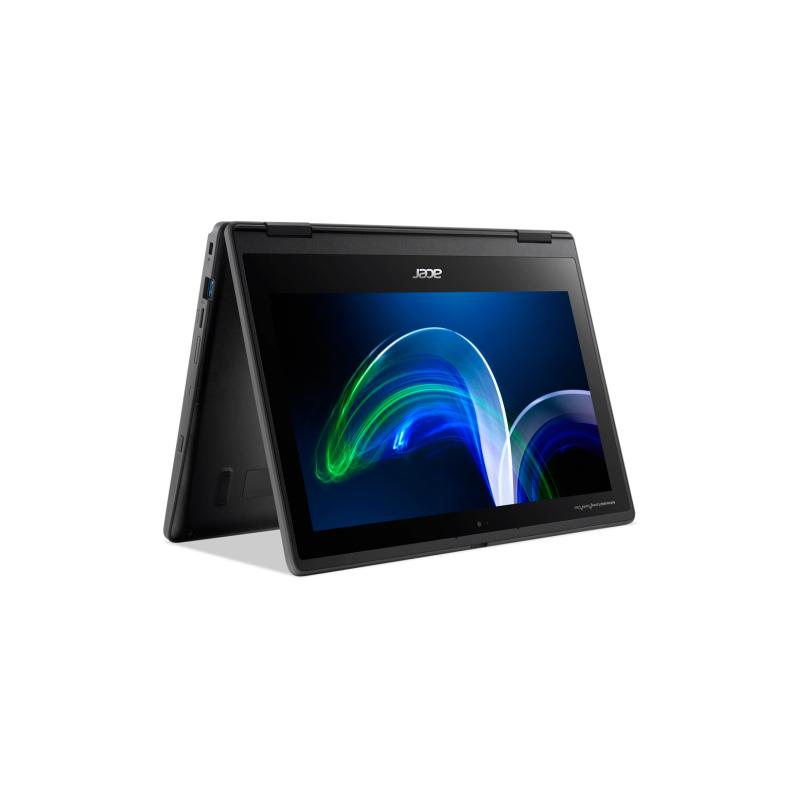 Acer TravelMate Spin B3 TMB311R-32-C47B Intel® Celeron® N N5100 Hybrid (2-in-1) 29.5 cm (11.6") Touchscreen HD 8 GB DDR4-SDRAM 128 GB Flash Wi-Fi 6 (802.11ax) Windows 11 Pro Black 4